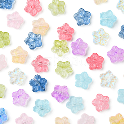 30Pcs Baking Paint Glass Beads GLAA-FS0001-97C-1