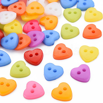 2-Hole Resin Buttons BUTT-N018-011-1