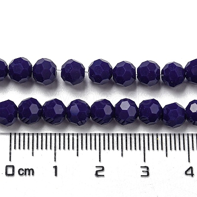Opaque Glass Beads Stands LS-EGLA-A035-P6mm-D09-1