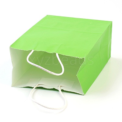 Pure Color Kraft Paper Bags AJEW-G020-C-05-1