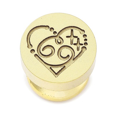 Constellation Golden Tone Wax Seal Brass Stamp Heads LS-STAM-P002-02G-04-1