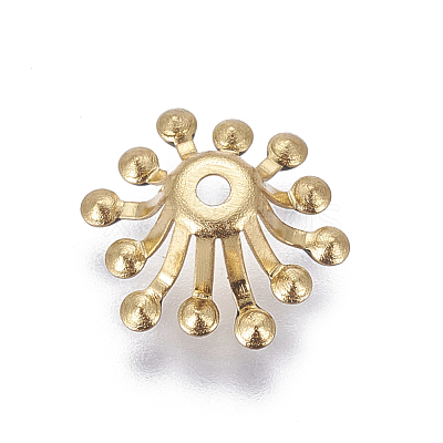 Brass Bead Caps KK-E767-02-1