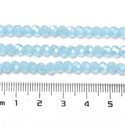 Imitation Jade Glass Beads Stands EGLA-A035-J4mm-B04-1