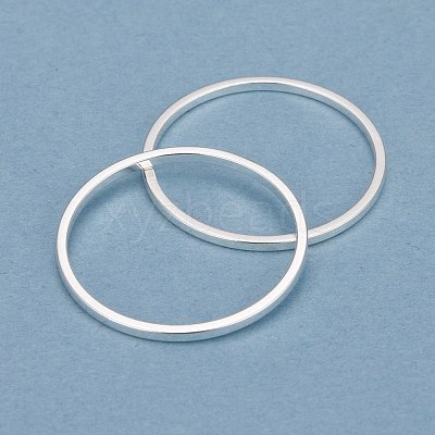 Brass Linking Rings KK-Y003-03G-S-1