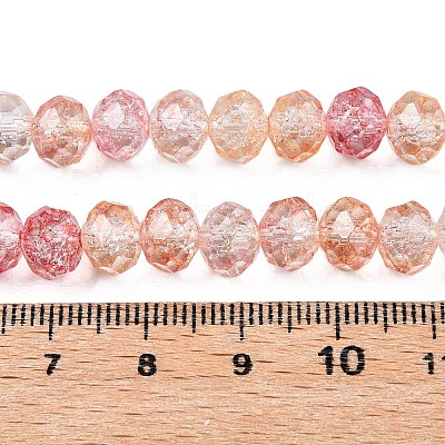 Transparent Glass Beads Strands X-GLAA-T023-4mm-A06-1