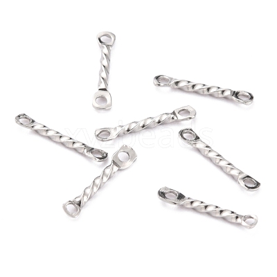 Tarnish Resistant 201 Stainless Steel Links Connectors STAS-B011-02A-P-1