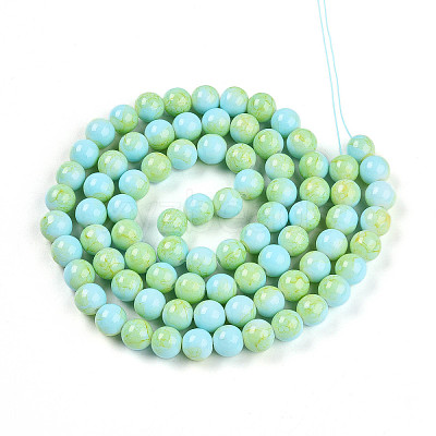 Baking Paint Glass Beads X1-DGLA-N003-10mm-C04-1
