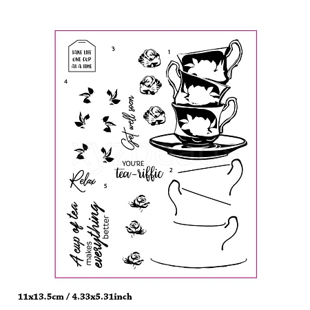 Teacup Silicone Stamps PW-WG54CA6-01-1