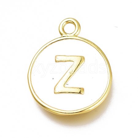 Brass Enamel Pendants KK-H103-01Z-G-1