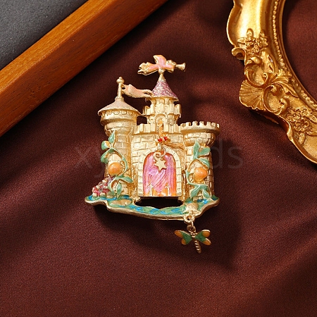 Fairy Tale Castle Enamel Pins PW-WGC8AED-01-1