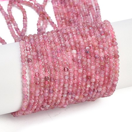 Natural Pink Tourmaline Beads Strands G-F782-A04-01-1