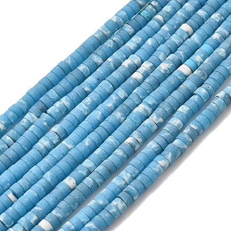Dyed Synthetic Imperial Jasper Beads Strands G-Z089-A03-F-1
