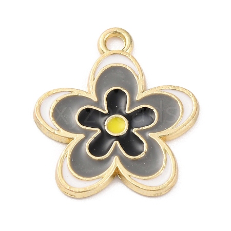 Alloy Enamel Pendants ENAM-Q001-04G-02-1