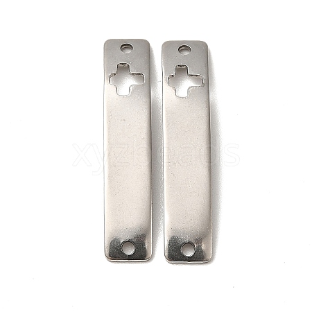 Tarnish Resistant 201 Stainless Steel Connector Charms STAS-D244-32P-E-1