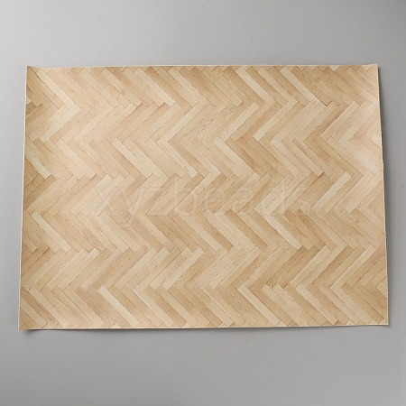 Rectangle Imitation Leather Floor for Dollhouse Accessories DIY-WH0430-755B-1