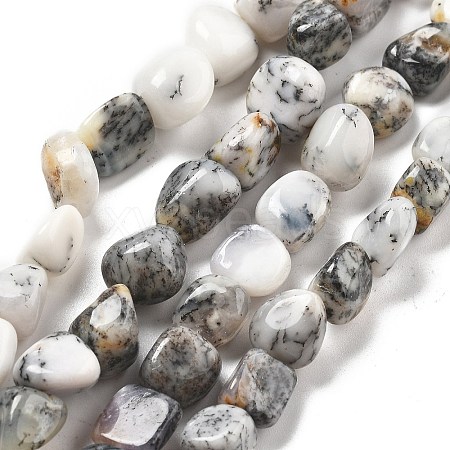 Natural White Opal Beads Strands G-C179-F02-01-1