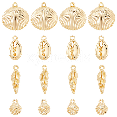 4 Styles Alloy Pendants FIND-SC0012-74-1