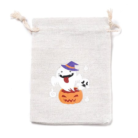 Halloween Cotton Cloth Storage Pouches ABAG-M004-01Q-1