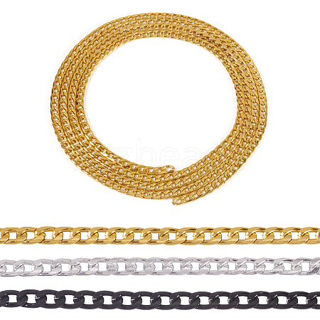 6M 3 Colors Oxidated Aluminium Twisted Chains CHA-YS0001-03-1