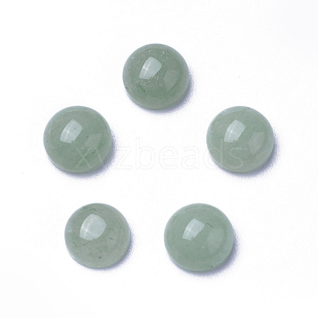 Natural Green Aventurine Cabochons G-F605C-02-1