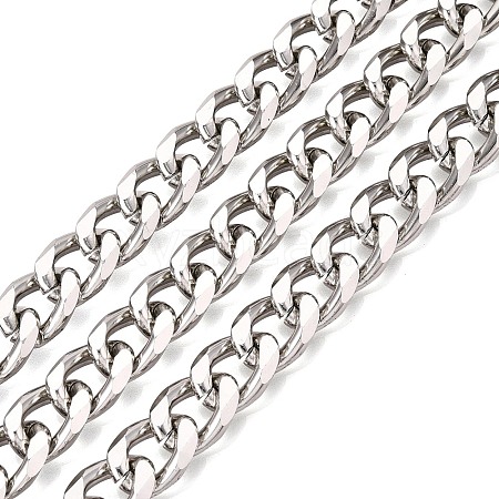 Aluminium Cuban Link Chains CHA-Q001-13P-1
