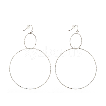 304 Stainless Steel Dangle Earrings X-EJEW-L237-02P-1