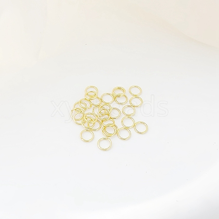 50Pcs Brass Open Jump Rings PW-WG80FA8-05-1