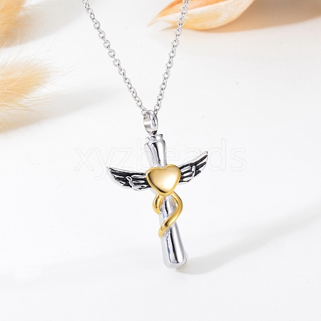 Stainless Steel Pendant Necklaces PW-WG64081-01-1