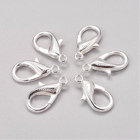 Zinc Alloy Lobster Claw Clasps PALLOY-D008-S-1