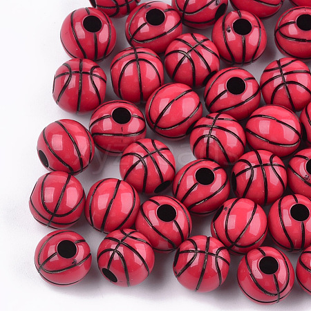 Craft Style Acrylic Beads MACR-T023-12B-1