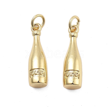 Brass Pendants KK-Q006-12G-1