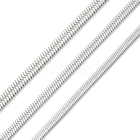 304 Stainless Steel Snake Chains CHS-M009-05P-01-1