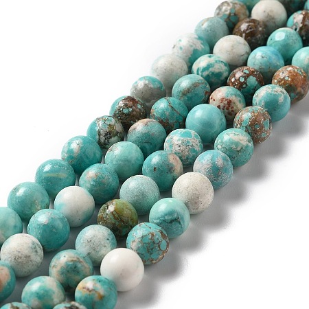 Natural Howlite Beads Strands X-G-L555-02C-02-1