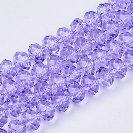 Baking Paint Glass Beads Strands X-EGLA-Q120-C-B01-1