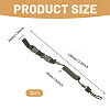 Nylon Outdoor Tactical Spring Lanyard AJEW-WH0752-319B-2