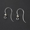 Transparent Resin Earring Hooks LS-RESI-G050-01P-2