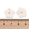 Natural Freshwater Shell Flower Charms SHEL-B005-02-3