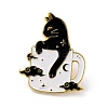 Cat in Cup Enamel Pin JEWB-C011-10-1