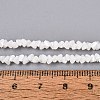 Electroplate Opaque Glass Beads Strands EGLA-Q139-01A-C02-4