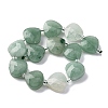 Natural Green Aventurine Beads Strands G-P570-E11-02-3