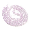 Baking Paint Glass Beads Strands DGLA-R053-01B-2