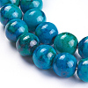 Synthetic Chrysocolla Beads Strands G-F647-02-B-01-4