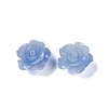 Synthetic Coral 3D Flower Rose Beads X-CORA-A005-14mm-28-1