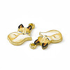 Painted Alloy Pendants PALLOY-P288-05G-3