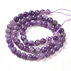 Natural Lepidolite/Purple Mica Stone Beads Strands G-L535-01-6mm-2
