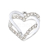 Alloy Rhinestone Pendants RB-CBA332B-04B-P-1