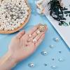 ABS Imitation Pearl Snap Rivet Butt Screw DIY-GF0013-38-3