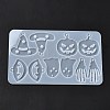 DIY Halloween Theme Pendant Silicone Molds DIY-I102-04-3