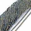 Electroplate Glass Beads Strands EGLA-K014-A-FP08-1