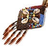 Colorful Woven Shells Boho Boho Pendant Necklaces for Women KH6555-2-2